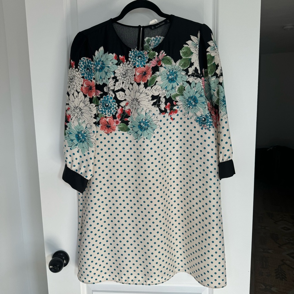 Zara Basic Floral Dress